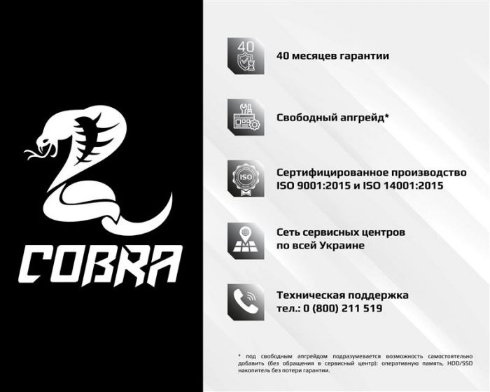 Персональний комп`ютер COBRA (I14F.16.S9.166S.082)