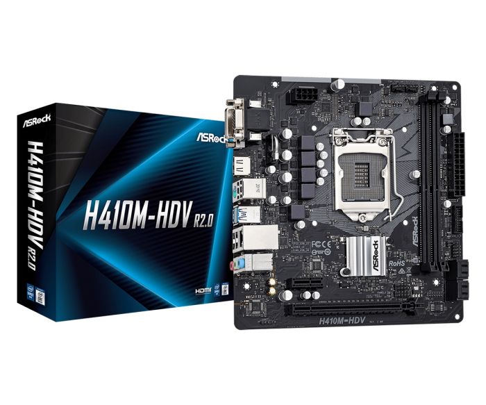 Материнська плата ASRock H410M-HDV R2.0 Socket 1200