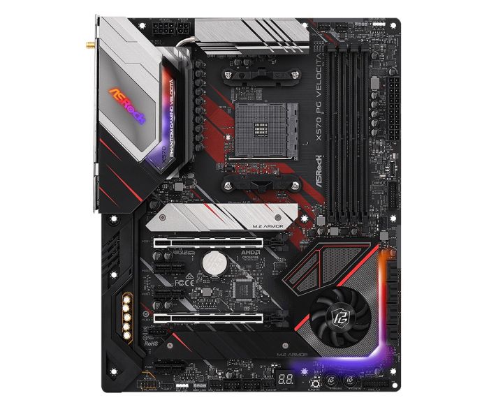 Материнська плата ASRock X570 PG Velocita Socket AM4