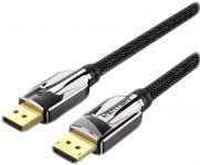 Кабель Vention DisplayPort - DisplayPort, M/M, 3 м, v1.4, чорний (HCABI)