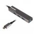 Концентратор USB Type-C Maxxter 4хUSB3.0 Dark Grey (HU3C-4P-02)