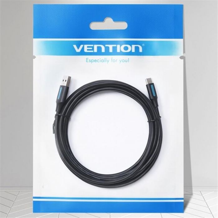 Кабель Vention USB Type-C - USB, 2m, Black (COKBH)
