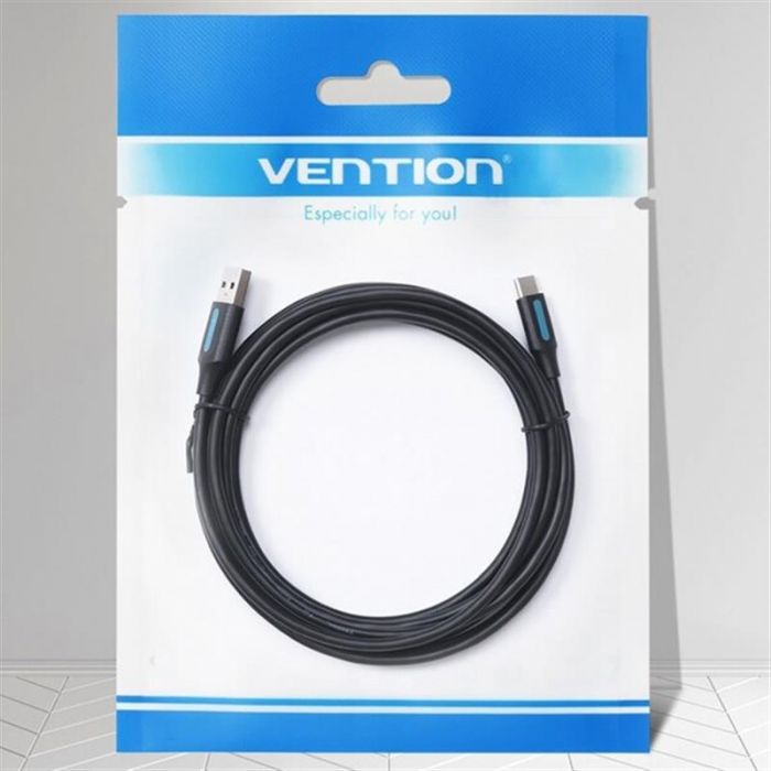 Кабель Vention USB Type-C - USB, 1.5m, Black (COKBG)