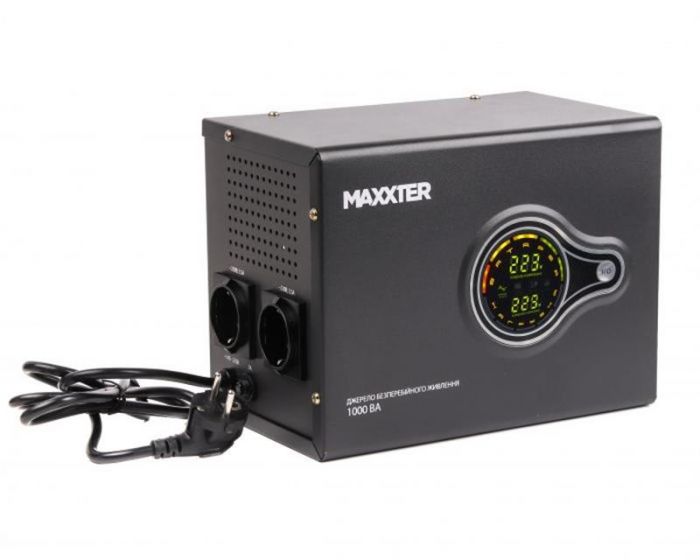 Джерело безребійного живлення Maxxter MX-HI-PSW500-01 500VA Б/В