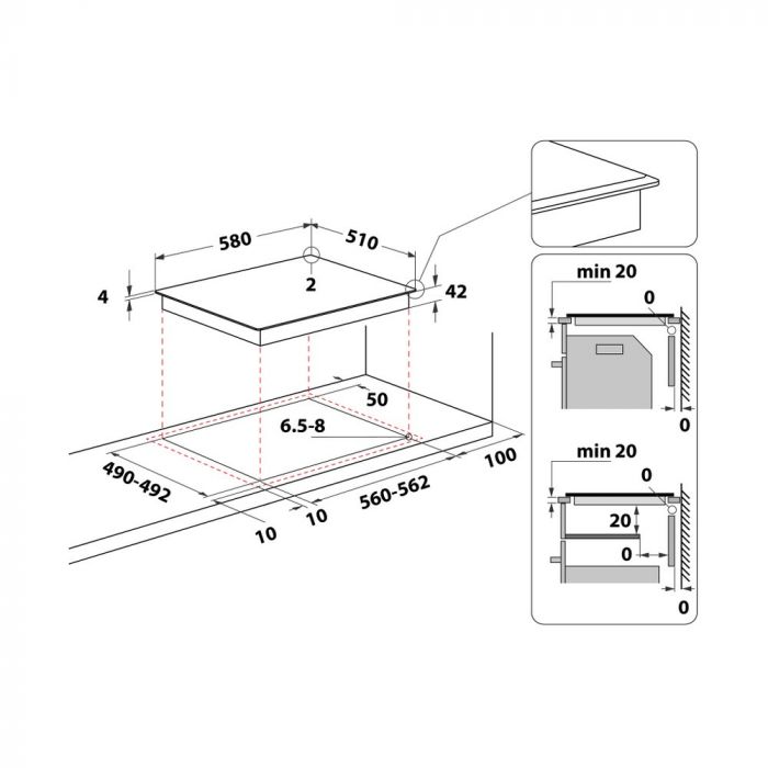 Варильна поверхня  Whirlpool AKT 8130 BA