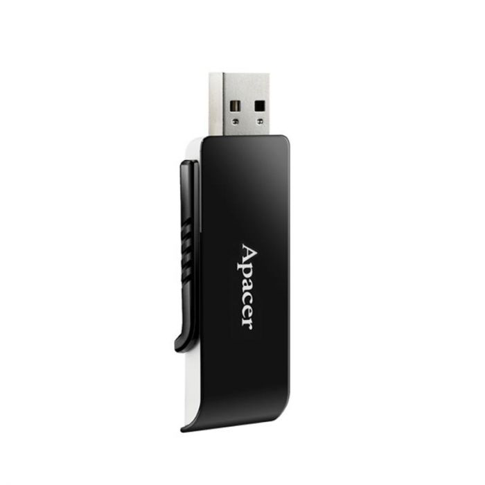 Флеш-накопичувач USB3.0 16GB Apacer AH350 Black (AP16GAH350B-1)