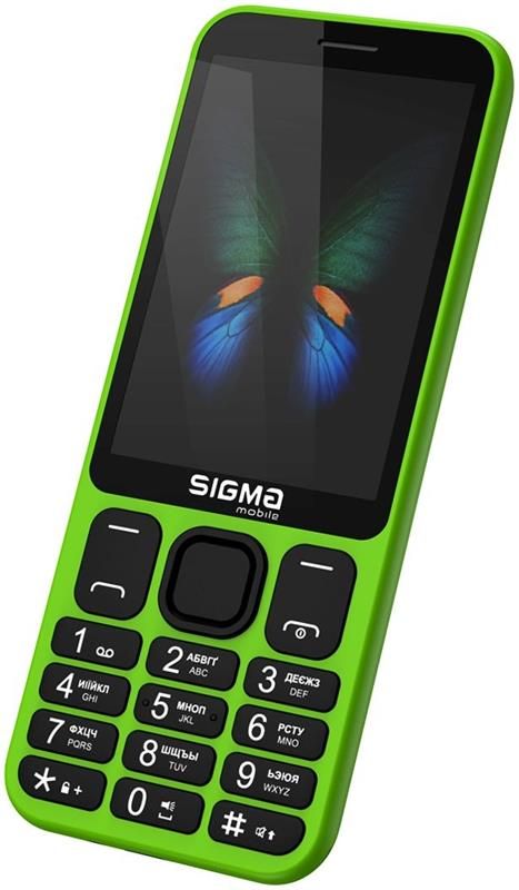 Мобiльний телефон Sigma mobile X-Style 351 Lider Dual Sim Green