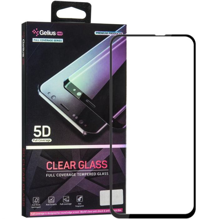 Захисне скло Gelius Pro 5D Clear Glass для Samsung Galaxy A60 SM-A606 Black (2099900740848)