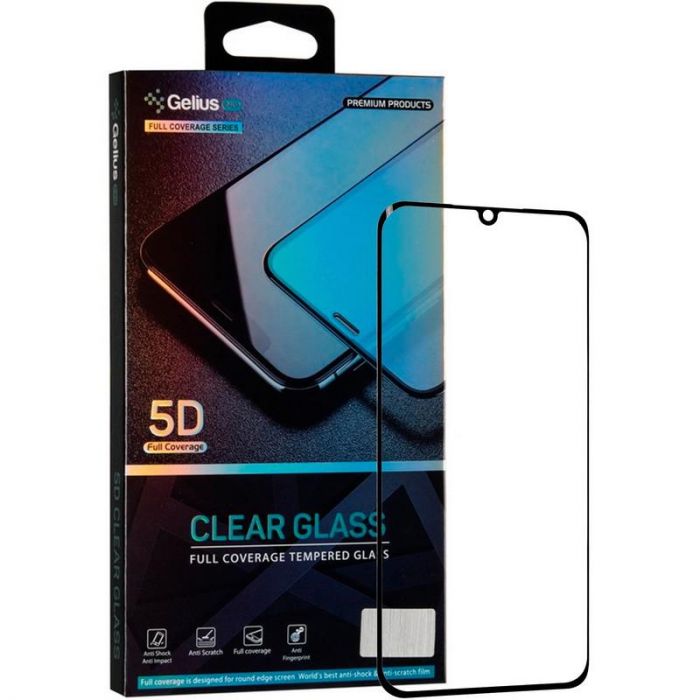 Захисне скло Gelius Pro 5D Full Cover Glass для Xiaomi Mi Note 10 Pro Black (2099900775758)