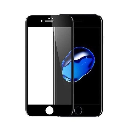 Захисне скло для Apple iPhone 6/6S Black, 0.3мм, 4D ARC, Люкс (Z15301)