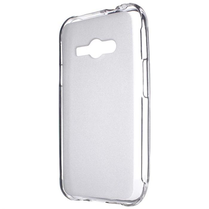 Чохол-накладка Drobak Elastic PU для Samsung Galaxy J1 Ace SM-J110 White Clear (216969)