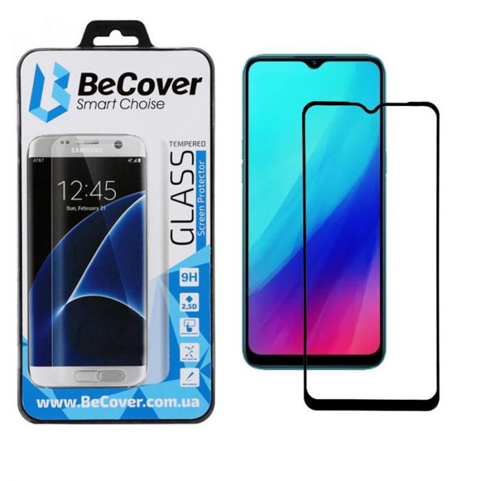 Захисне скло BeCover для Realme C3 Black (705047)