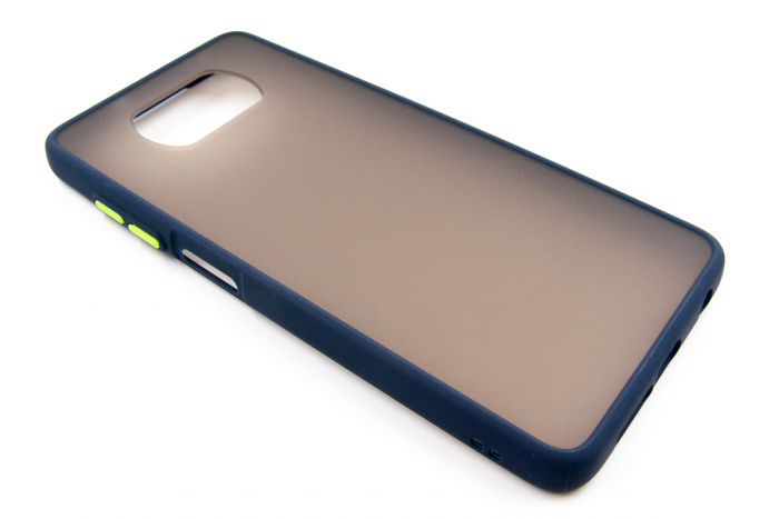 Чохол-накладка Dengos Matt для Xiaomi Poco X3 Blue (DG-TPU-MATT-69)