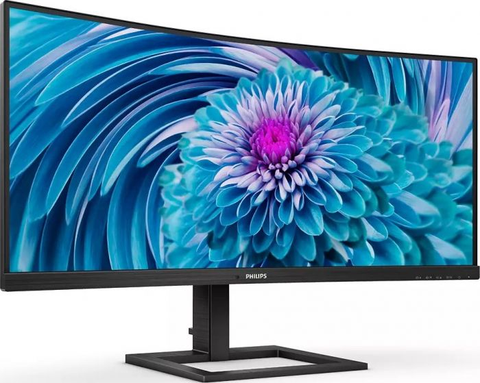 Монiтор Philips 34" UltraWide 346E2CUAE/00 VA Black Curved