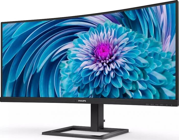 Монiтор Philips 34" UltraWide 346E2CUAE/00 VA Black Curved