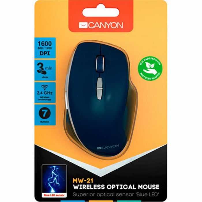 Миша бездротова Canyon CNS-CMSW21BL Blue