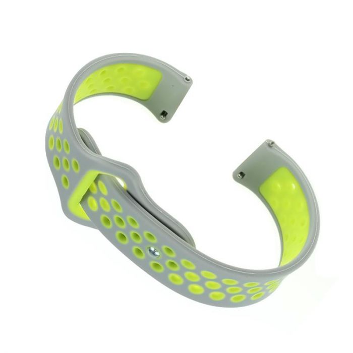 Ремінець BeCover Nike Style для Samsung Galaxy Watch/Active/Active 2/Watch 3/Gear S2 Classic/Gear Sport Grey-Green (705699)