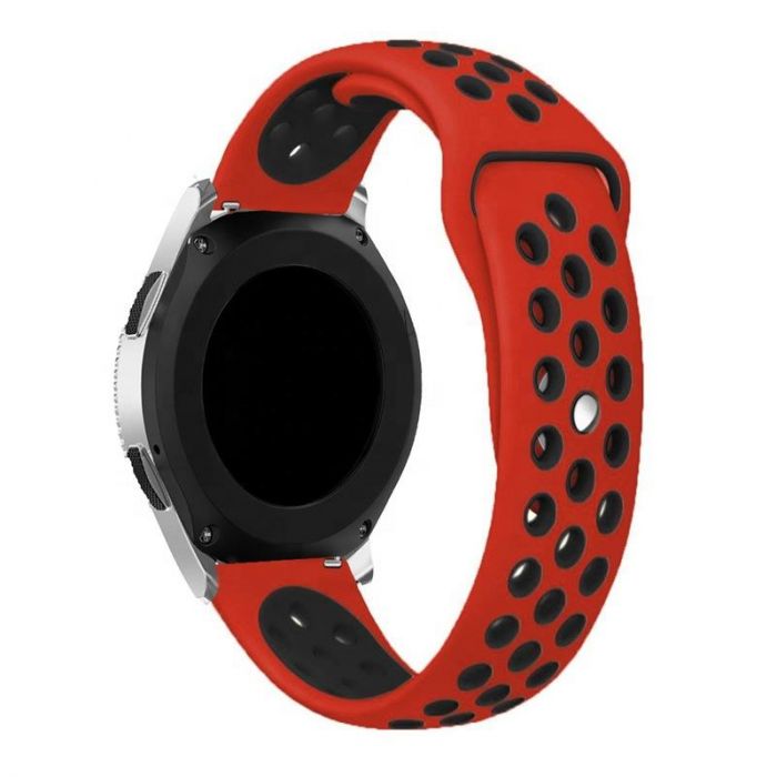 Ремінець BeCover Nike Style для LG Watch Sport W280A Red-Black (705718)