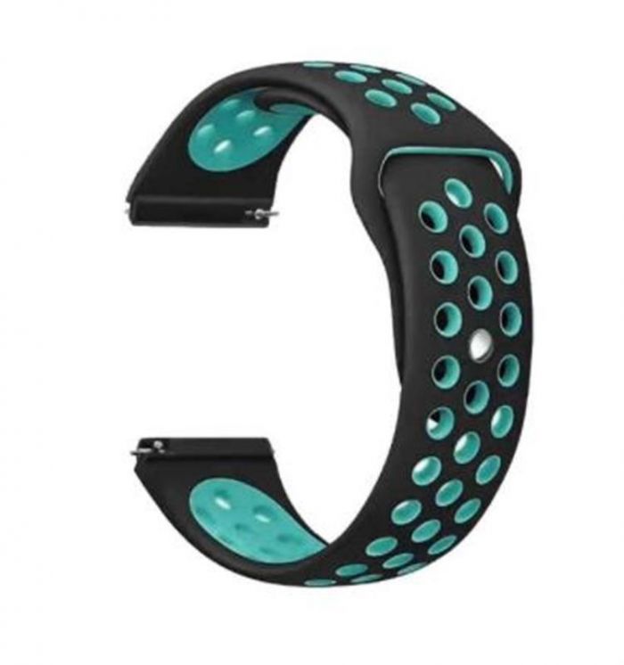 Ремінець BeCover Nike Style для Garmin Vivoactive 3/3 Music/Vivomove HR/Vivomove Black-Blue (705773)