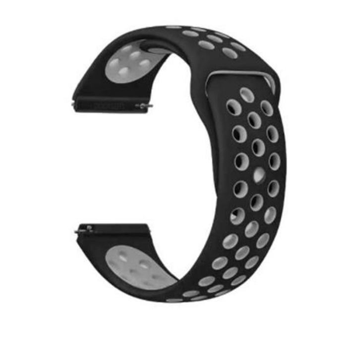 Ремінець BeCover Nike Style для Garmin Vivoactive 3/3 Music/Vivomove HR/Vivomove Black-Grey (705774)