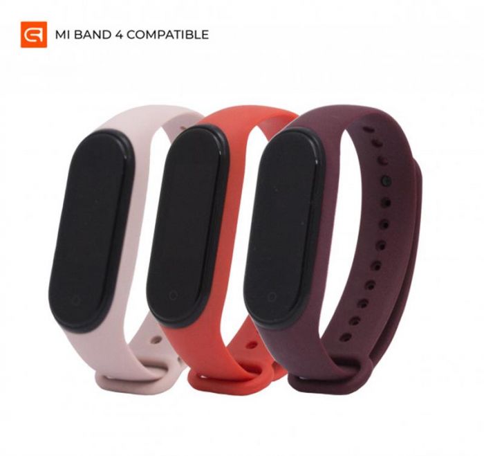 Комплект ремінців Armorstandart для браслета Xiaomi Mi Band 4/3 Coral Rib 3 шт. (ARM56669)