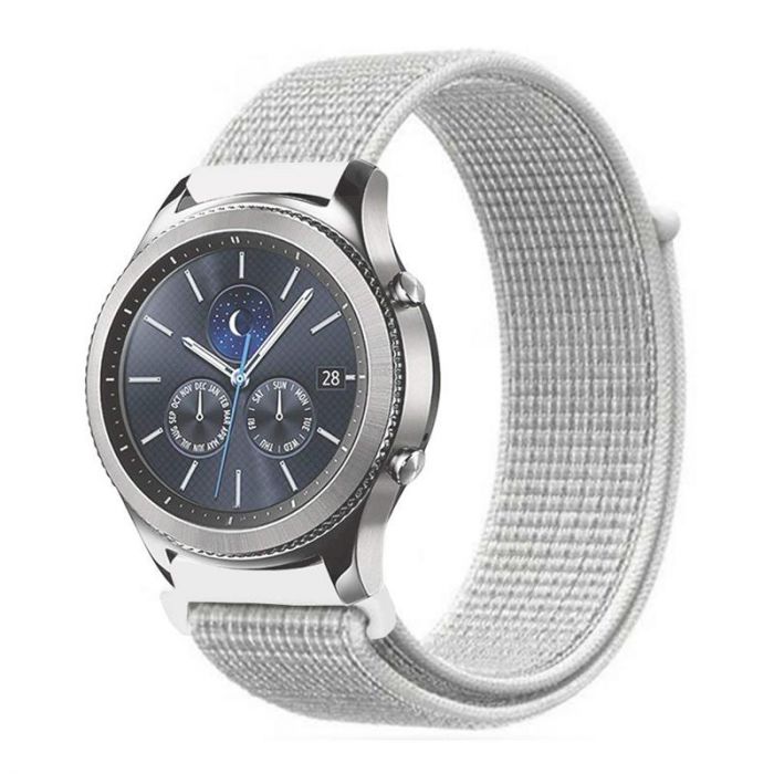 Ремінець BeCover Nylon Style для LG Watch Sport W280A White (705837)