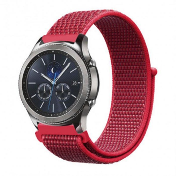 Ремінець BeCover Nylon Style для Samsung Galaxy Watch 46mm/Watch 3 45mm/Gear S3 Classic/Gear S3 Frontier Red (705871)