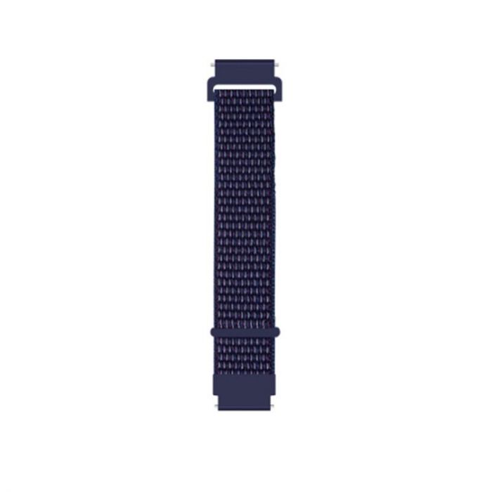 Ремінець BeCover Nylon Style для Xiaomi iMi KW66/Mi Watch Color/Haylou LS01/Watch S1 Active Deep Blue (705883)