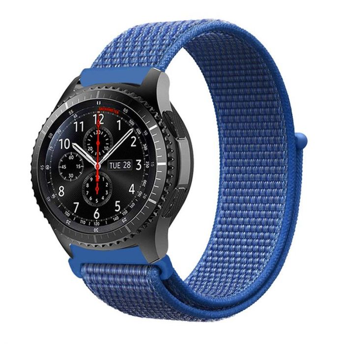 Ремінець BeCover Nylon Style для Motorola Moto 360 2nd Gen. Blue (705846)