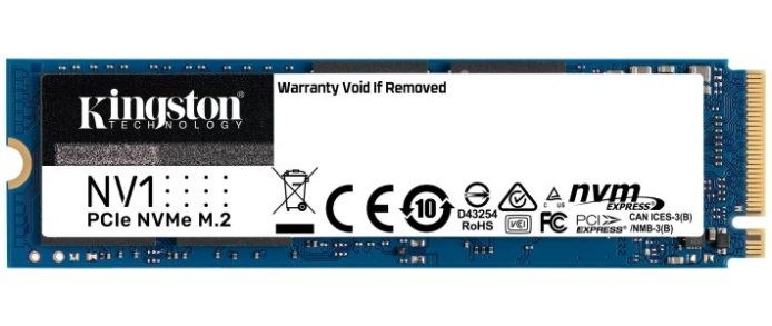 Накопичувач SSD 2TB M.2 NVMe Kingston NV1 M.2 2280 PCIe 3.0 x4 (SNVS/2000G)