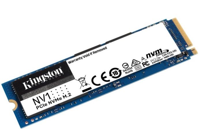 Накопичувач SSD  250GB M.2 NVMe Kingston NV1 M.2 2280 PCIe 3.0 x4 3D TLC (SNVS/250G)