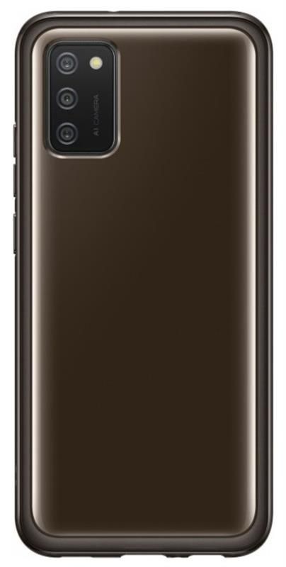 Чохол-накладка Samsung Soft Clear Cover для Samsung Galaxy A02s SM-A025 Black (EF-QA025TBEGRU)