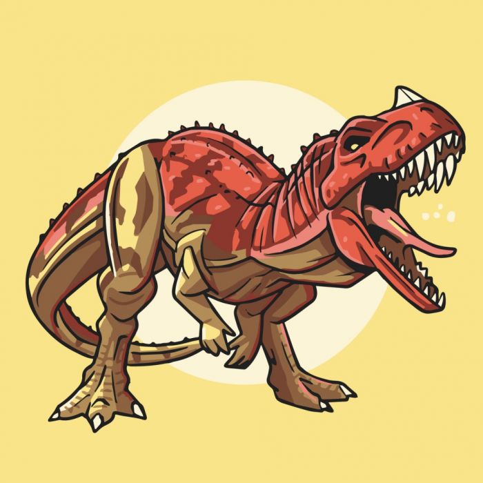 Картина за номерами "Цератозавр" 15012-AC 30х30 см