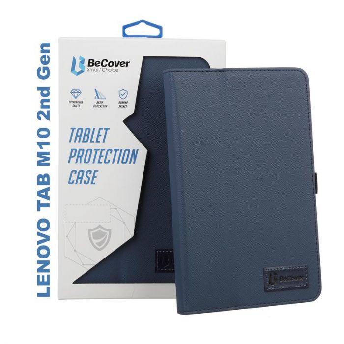 Чохол-книжка BeCover Slimbook для Lenovo Tab M10 TB-X306F HD 2nd Gen Deep Blue (705634)