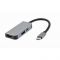 Док-станція Cablexpert USB-C 3-в-1 (A-CM-COMBO3-02) USB/HDMI/PD