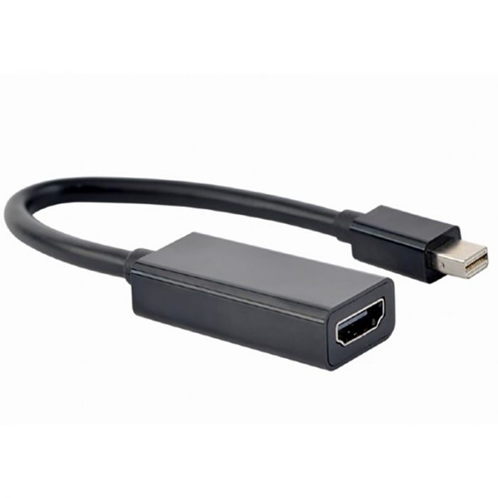 Адаптер Cablexpert mini DisplayPort - HDMI (M/F), 0.15 м, Black (A-mDPM-HDMIF-02)
