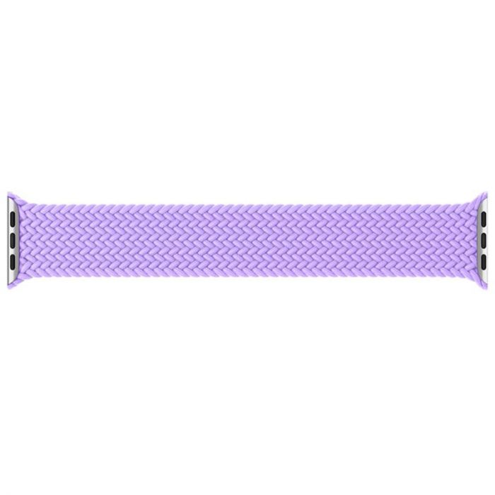 Ремінець Armorstandart Braided Solo Loop для Apple Watch 42mm/44mm/45mm/49mm Lavender Grey Size 8 (160 mm) (ARM64911)