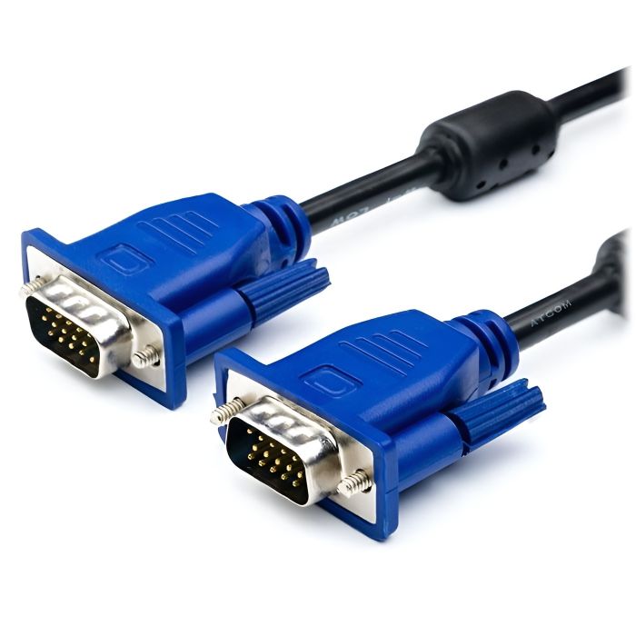 Кабель Atcom VGA - VGA (M/M), HD15, 30 м, Black (AT9153)