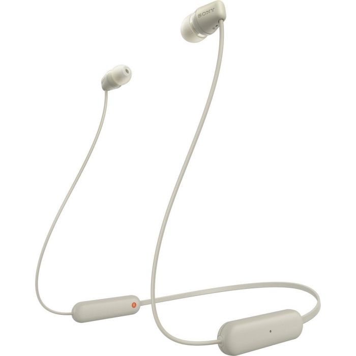 Bluetooth-гарнітура Sony WI-C100 Beige (WIC100C.CE7)