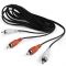 Аудіо-кабель Cablexpert 2хRCA - 2хRCA (M/M), 1.8 м, чорний (CCA-2R2R-6)