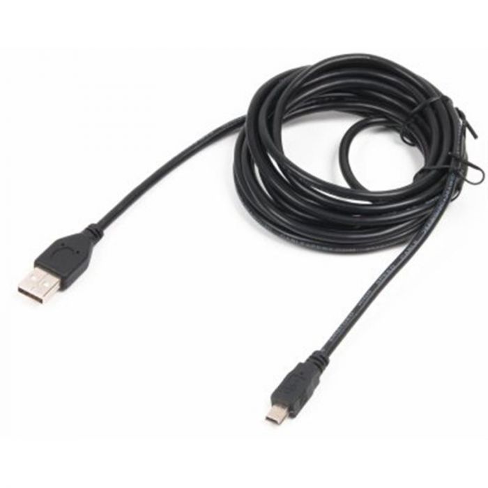 Кабель Cablexpert USB - mini-USB V 2.0 (M/M), 3 м, чорний (CCP-USB2-AM5P-10)