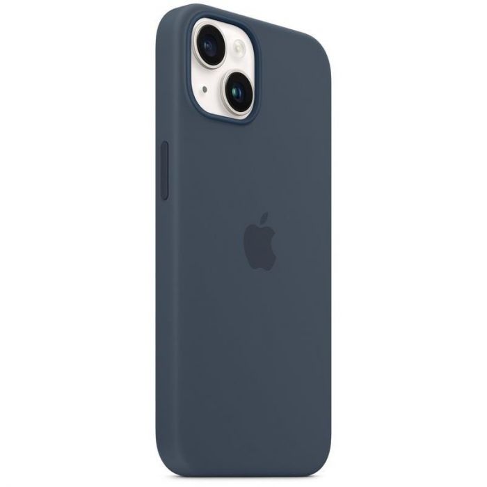 Чохол-накладка Apple Silicone Case with MagSafe для Apple iPhone 14 Storm Blue (MPRV3)