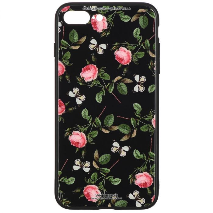Чохол-накладка WK WPC-061 для Apple iPhone 8 Plus/7 Plus Flowers RD/BK (681920359821)