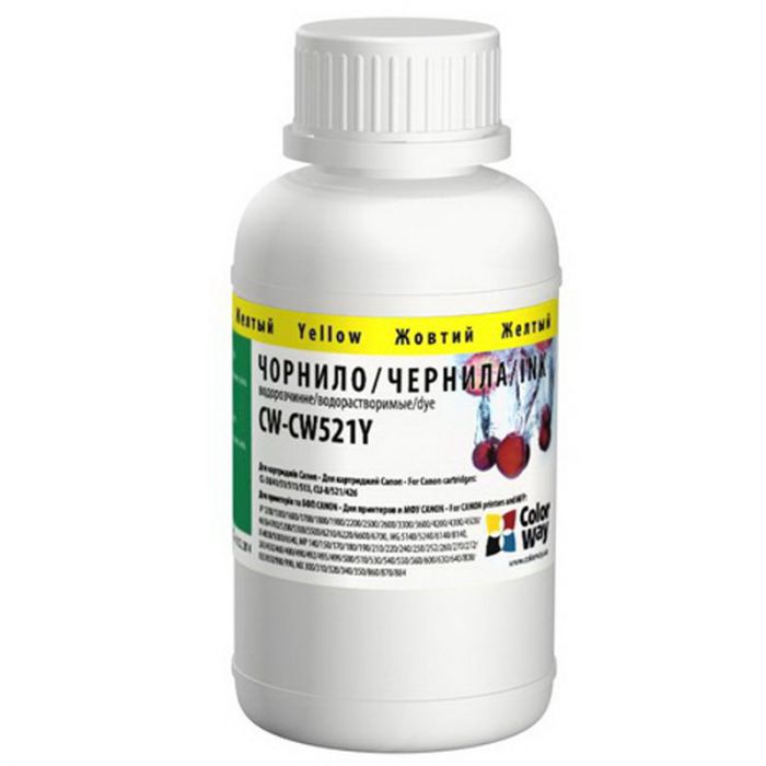 Чорнило CW Canon CL-38/521 (Yellow) (CW-CW521Y02) 200мл
