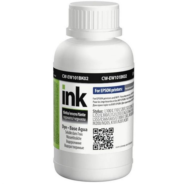 Чорнило ColorWay EPSON L100/200 (Black) (ColorWay-EW101BK02) (T6641) 200мл
