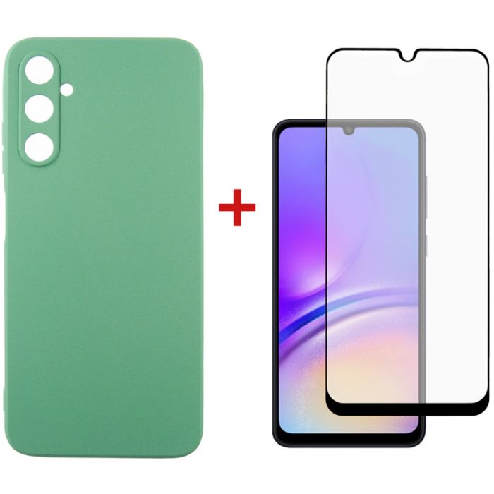 Чохол-накладка Dengos для Samsung Galaxy A05s SM-A057 Mint (DG-KM-10) + захисне скло