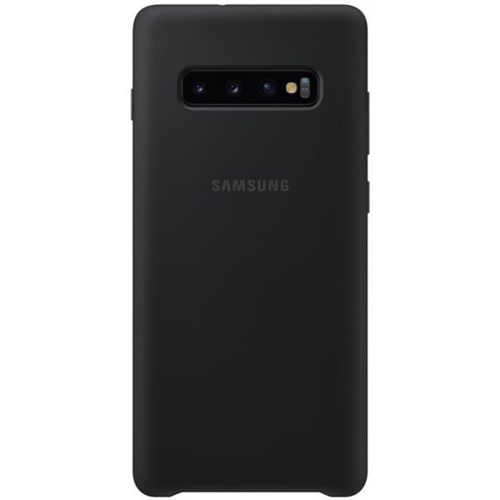 Чохол-накладка Samsung Silicone Cover для Samsung Galaxy S10+ SM-G975 Black (EF-PG975TBEGRU)