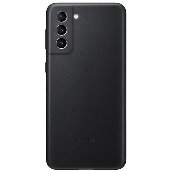 Чохол-накладка Samsung Leather Cover для Samsung Galaxy S21+ SM-G996 Black (EF-VG996LBEGRU)
