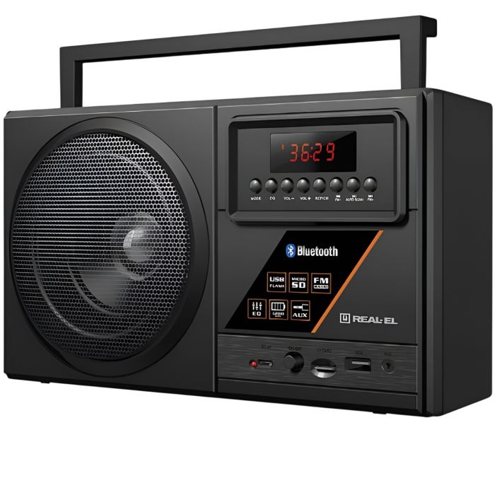 Радіоприймач REAL-EL X-700 Black