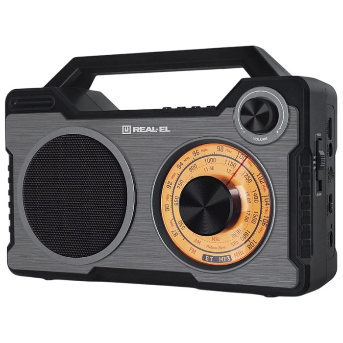 Радіоприймач REAL-EL X-703 Black